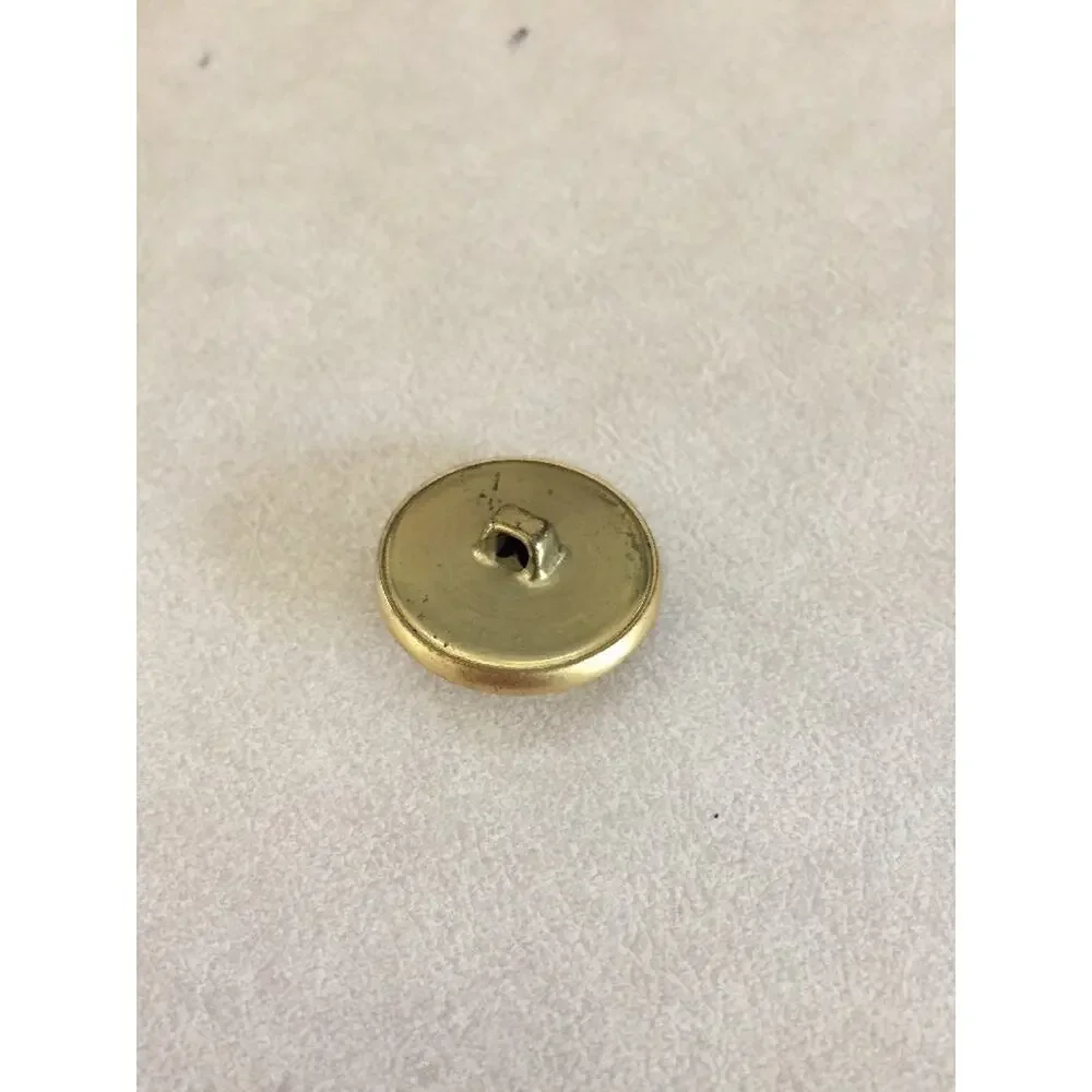 Lot 11 Vintage Military Cannon Star Round Brass Metal Shank Buttons 1.5-2.25cm